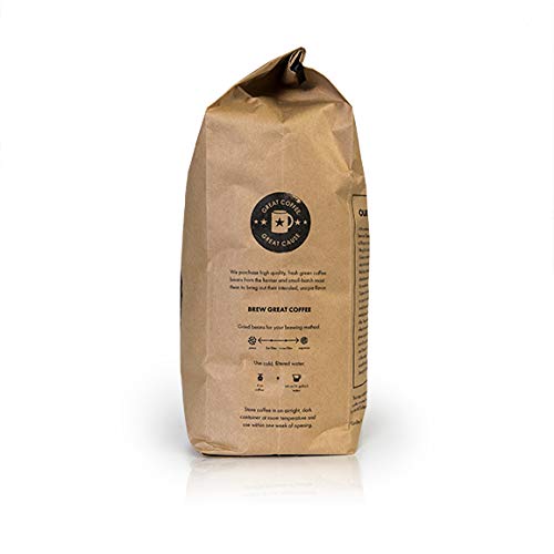 2lb Flagship Whole Bean Dark Roast Coffee, 32 oz, Bulk, 100% Arabica Beans