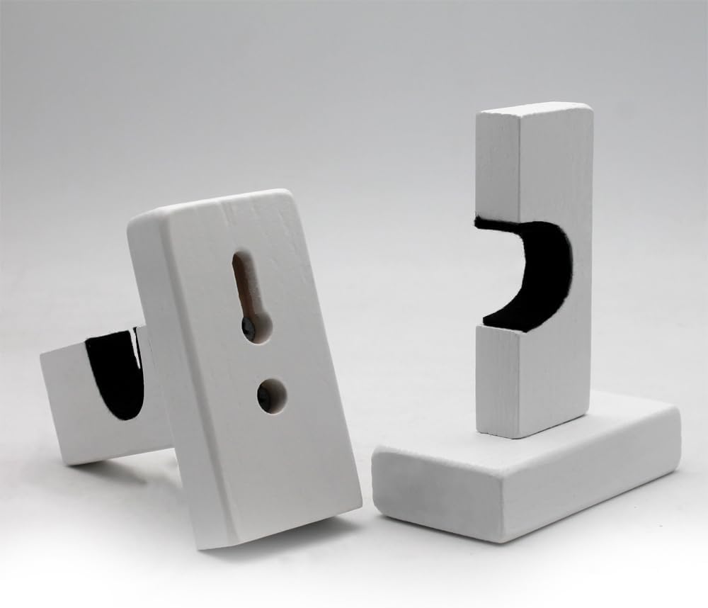 Bijun Hockey Stick Wall Mount, Hockey Puck Display Case, Horizontal Hockey Stick Hanger Holder, Hockey Stick Horizontal Rack