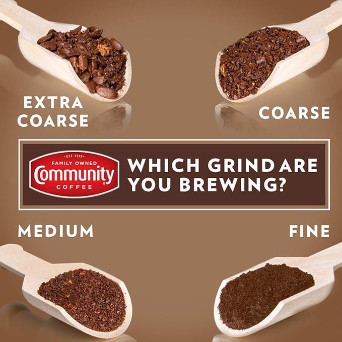 Community Coffee Private Reserve Brazil Santos Bourbon Whole Bean Coffee, Medium-Dark Roast, 32 Ounce Bag (Pack of 4)