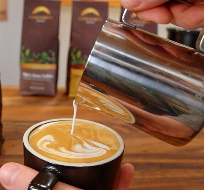 KKONA EARTH 100% Kona Coffee, Dark Roast, Whole Bean, 5 lb (80 oz) Farm-Direct Authentic Hawaiian Kona Coffee beans from Hawaii’s Big Island, Micro-Batch-Roasted