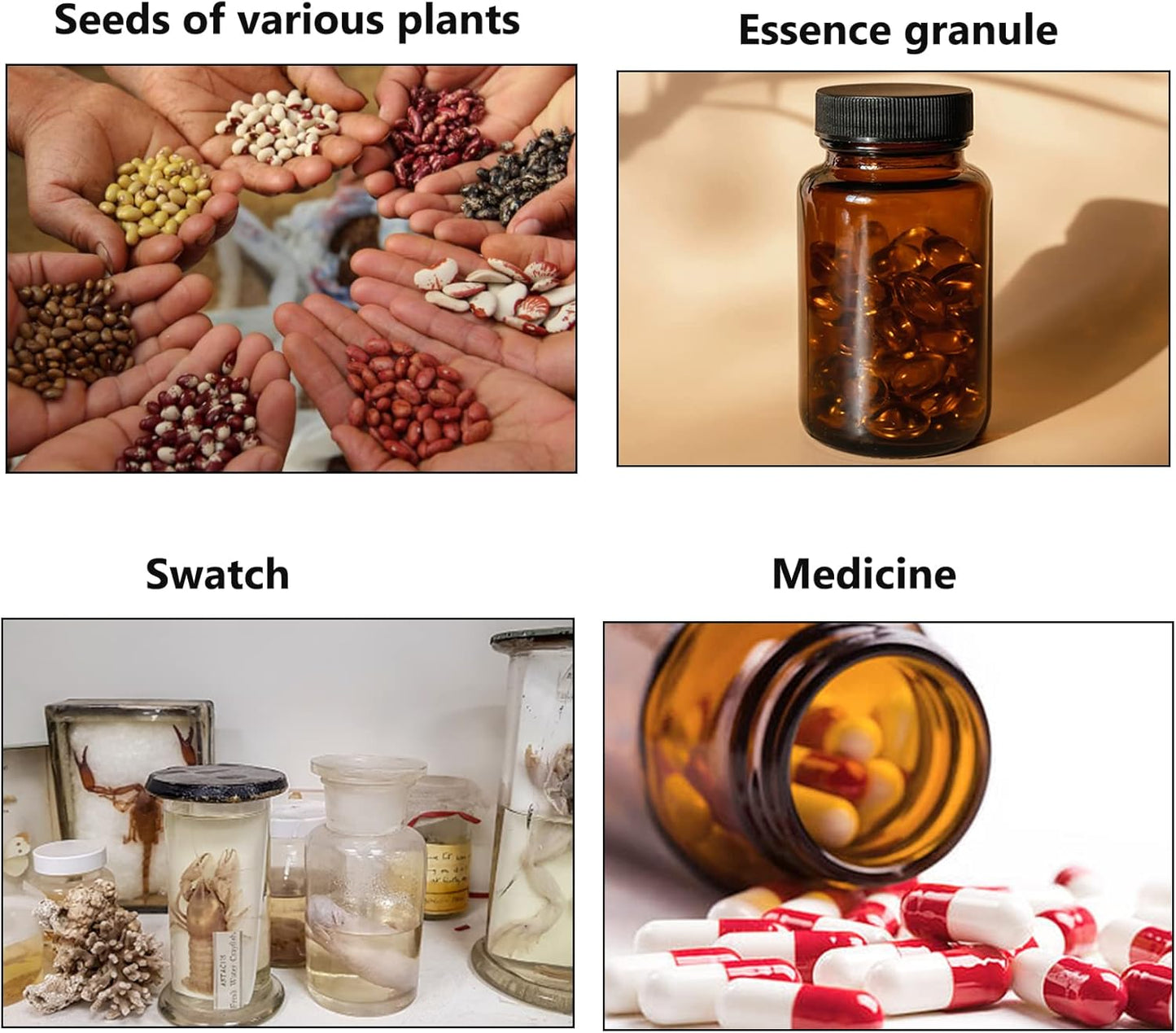 Wide Mouth Packer Bottle, Amber Glass, 200 ML (6.7 OZ) Capacity with 45-400 Black Polyethylene Screw Cap Lined PE Septa, Package of 24 Units