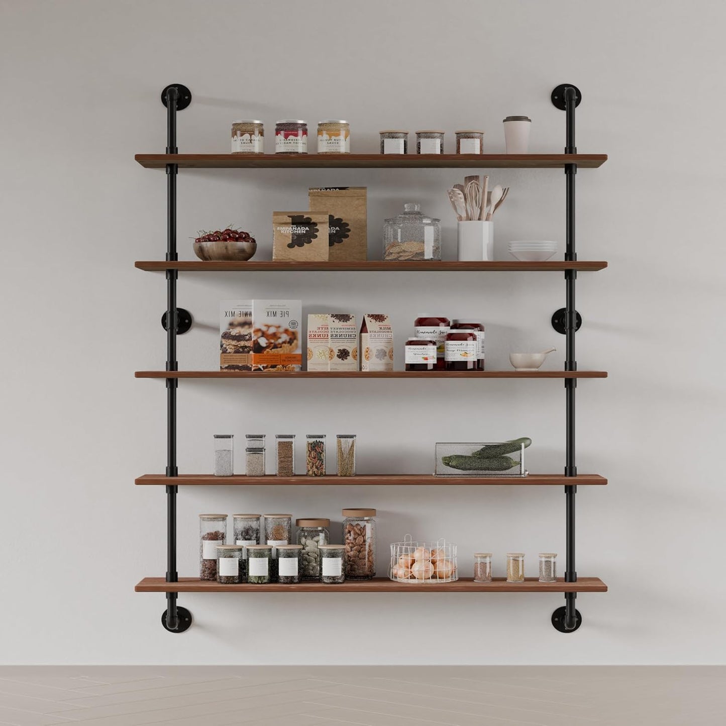 Floating Shelves for Wall Living Room Shelves Bookshelf Industrial Pipe Shelving Shelf Real Wood Planks 36 inch Rustic Wall Shelves Hanging Bookshelves Farmhouse Kitchen Bar Shelving