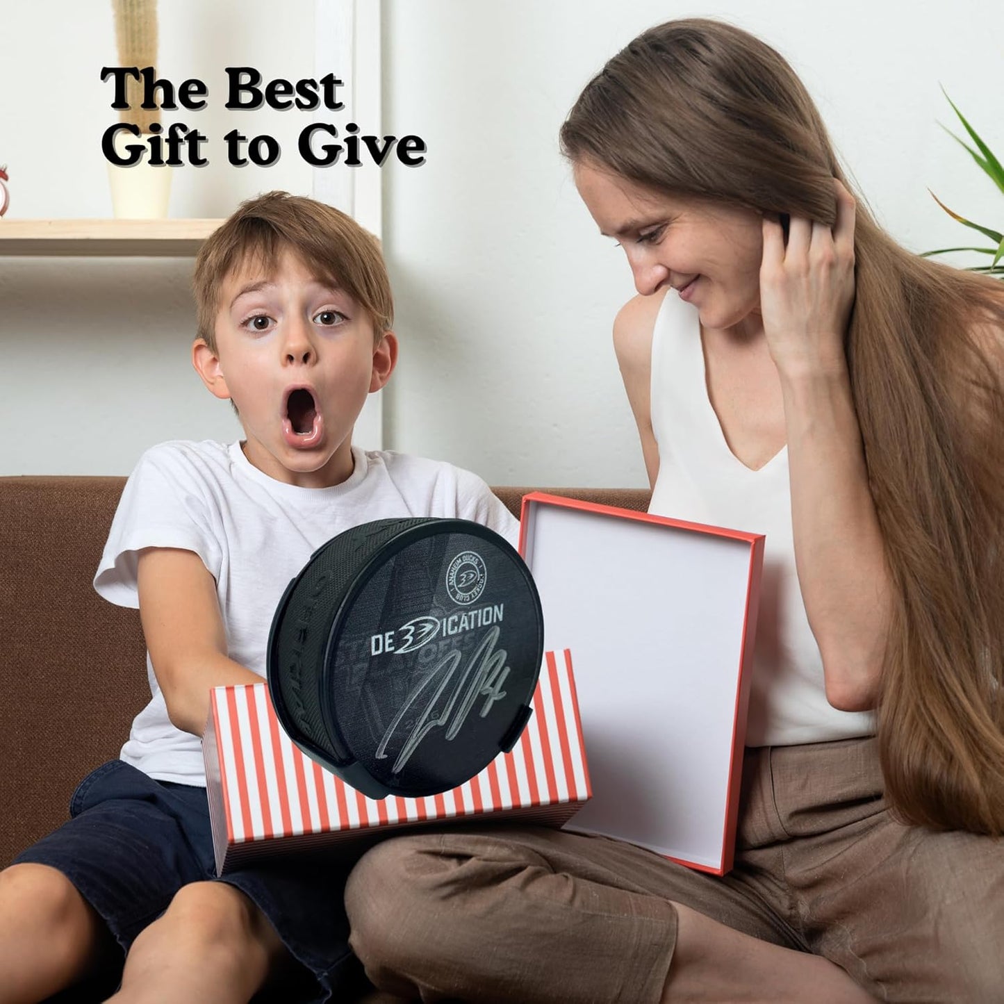 Hockey Puck Display Case Wall Mount | Player Gifts | Ice Hockey Wall Decor | Holder for all Pucks | Bedroom Sports Decorations | Display Your Game Winning Trophy (1)