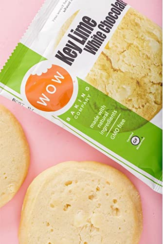 WOW Baking Company Gluten-Free Cookies, Key Lime White Chocolate, 2.75 Ounce (Pack of 12)