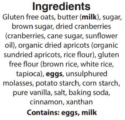 WOW Baking Company Gluten-Free Cookies, Oregon Oatmeal, 2.75 Ounce (Pack of 12)