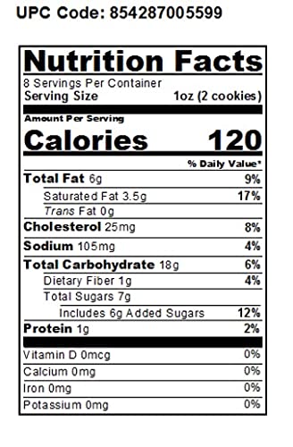 WOW Baking Company Gluten-Free Cookies, Lemon Burst, 8 Ounce (Pack of 6)