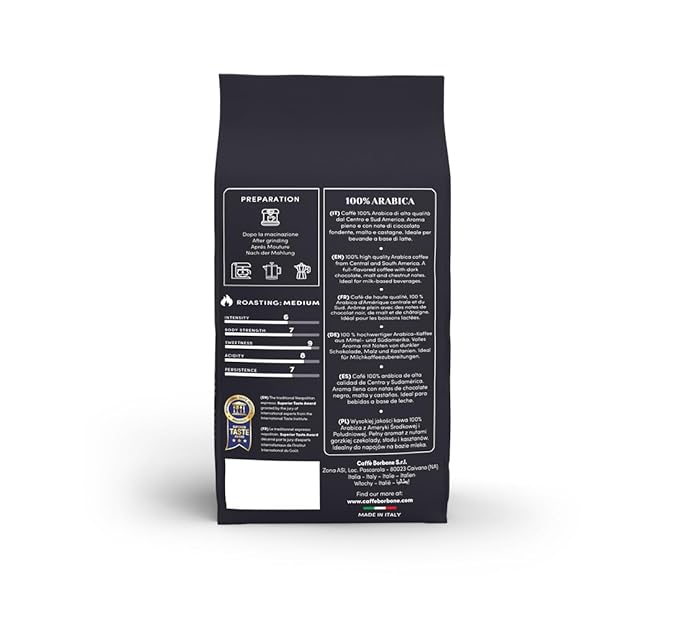 Caffè Borbone Whole Bean Coffee, Medium Roast 100% Arabica Blend, Aromatic and Refined Italian Coffee, 2.2 lb Bag