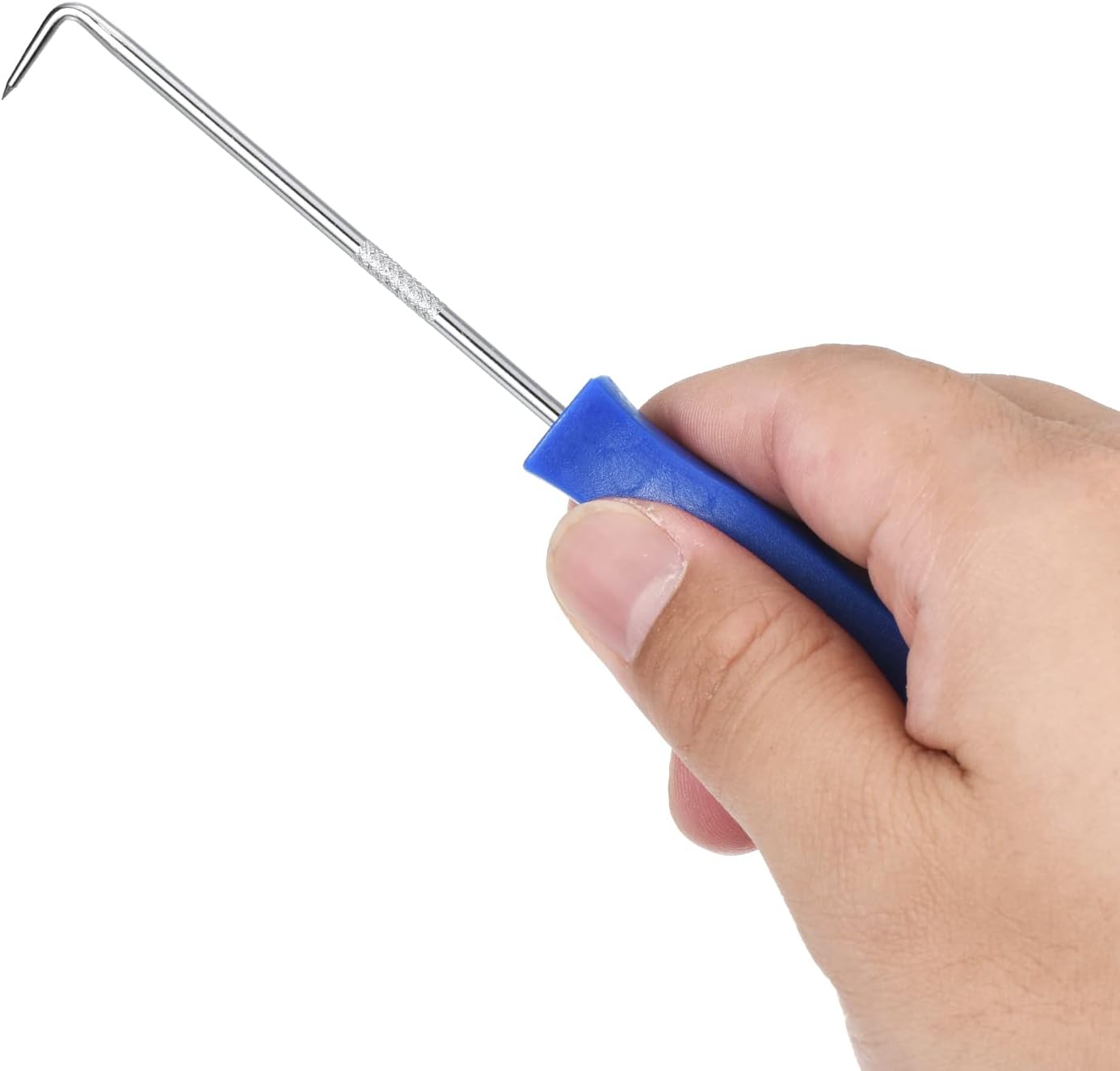 PATIKIL O-Ring 90 Degree Picks 142mm, 2 Pcs Oil Seal Gasket Precision Screwdriver Puller Remover Removal Tool, Blue