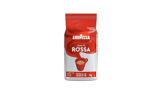 Lavazza Qualità Rossa Whole Bean Coffee, Medium Roast, Arabica and Robusta Blend, 2.2 lb Bag (Pack of 1)