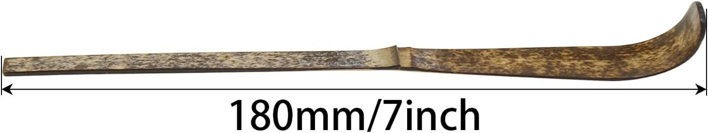 Heyous 2PCS Multifunctional Bamboo Matcha Spoon 18cm Whisk/Spice/Seasoning/Coffee Scooping Tool Suitable for Home Office Restaurant