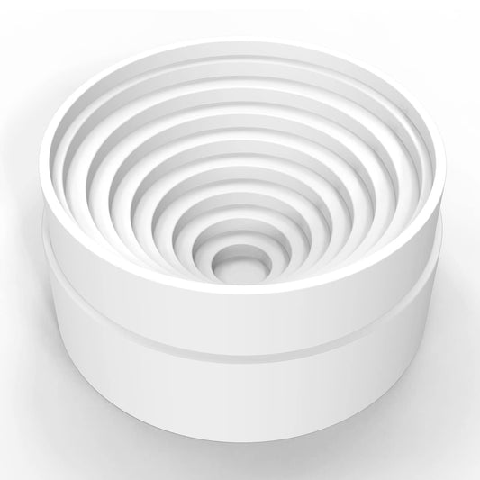 Labasics Plastic Flask Stand, Stackable Polypropylene Round Bottom Flask Stand Flask Holder for Round Bottom Flasks up to 5 L, 90 mm