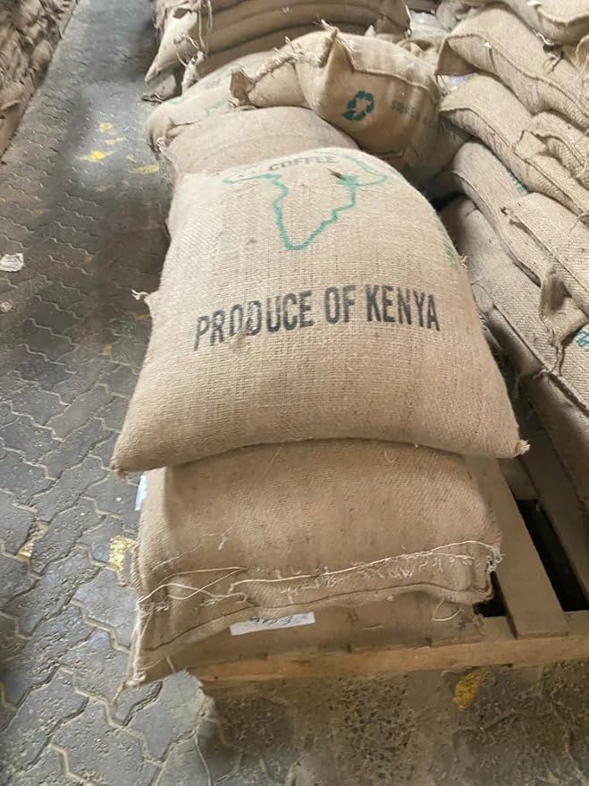 Kenya AA Grade Unroasted Green Arabica Coffee Beans from Kenyan Highlands - 100% Pure Coffee Beans With Optimal Flavor Freshness & Aroma - Handpicked, Washed & Sun Dried - 5 LB