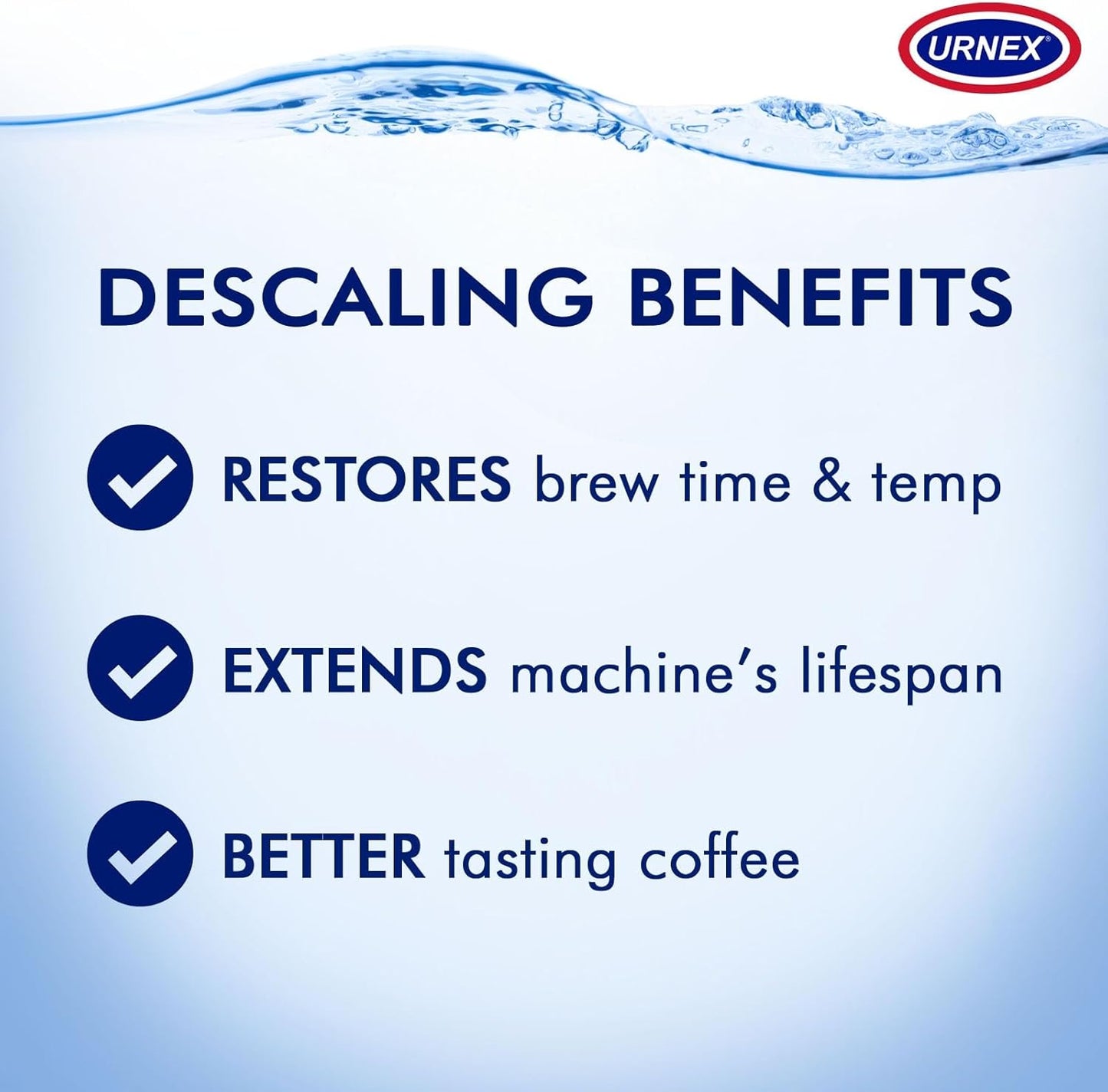 Urnex Dezcal Activated Scale Remover - 7 oz - For Use on Commercial Boilers and Heating Elements of Coffee and Espresso Equipment