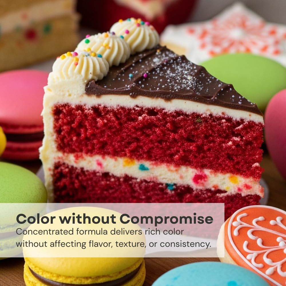 Chefmaster Royal Blue Liqua-Gel® Food Coloring | Vibrant Color | Professional-Grade Dye for Icing, Frosting, Fondant | Baking & Decorating | Fade-Resistant | Easy-to-Use | Made in USA | 2.3 oz