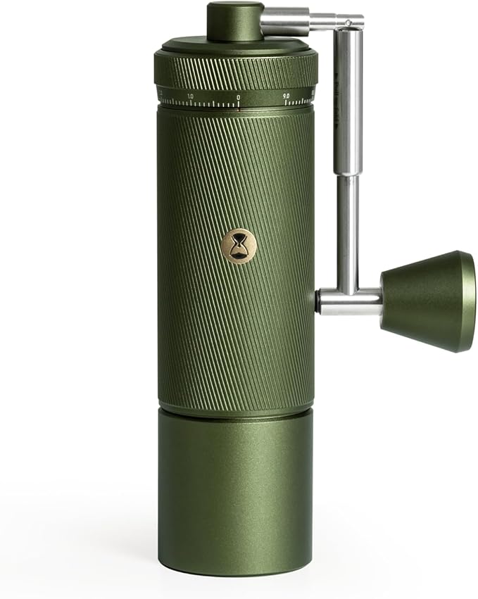 TIMEMORE S3 Manual Coffee Grinder with External Adjustment and Stainless Steel Patented Burr，Hand Coffee Grinder High Presicion Premium Expresso Coffee Grinder Chestnut S3 - Green