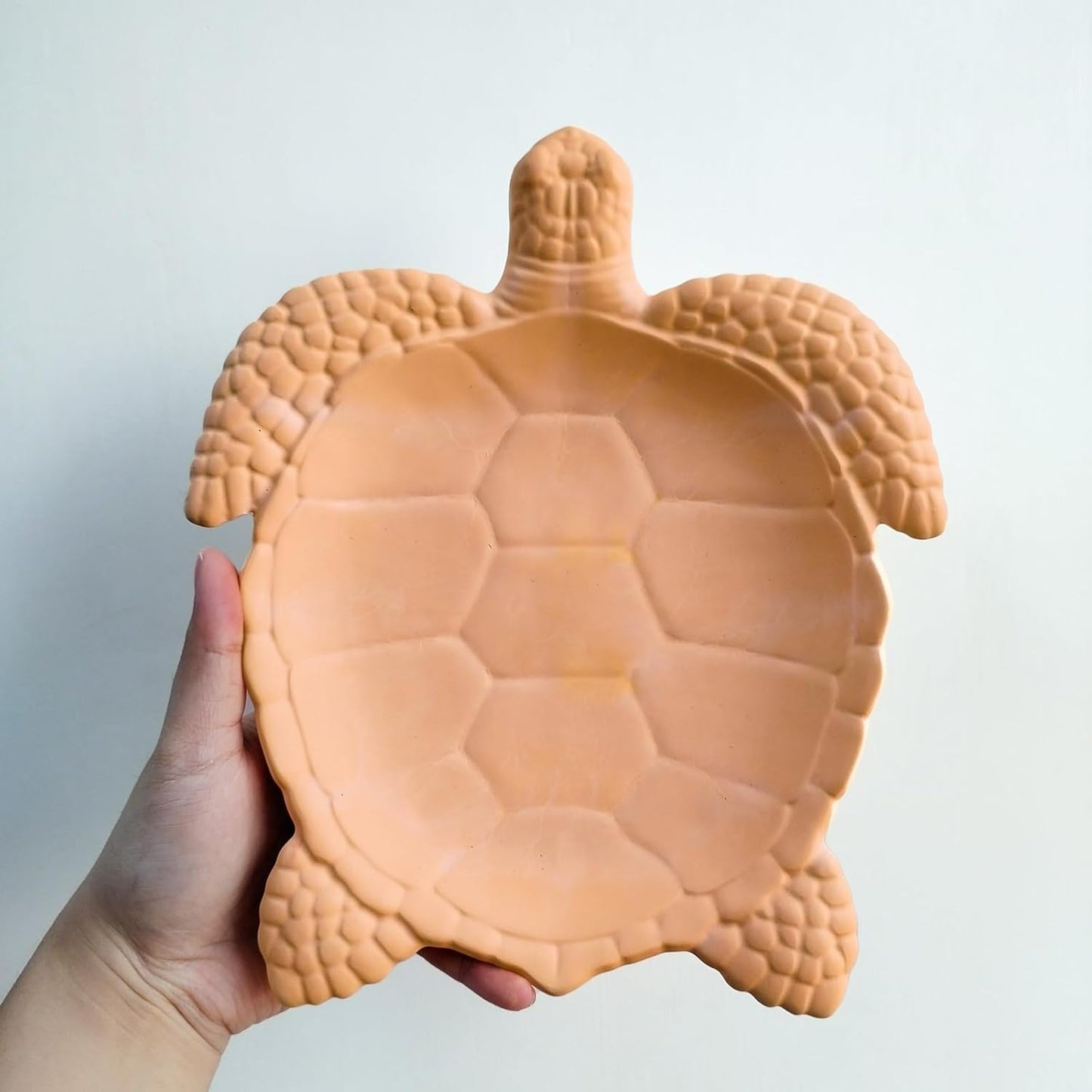 Wehous Texture Turtle Tray Resin Mold, Storage Tray Silicone Molds for Epoxy Resin, Creative Marine Animal Container Jewelry Holder Trinket Plate Mold Turtle Concrete Clay Craft Halloween Home Decor