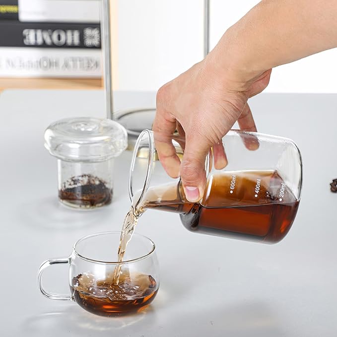 Cold Drip Coffee Maker - 20 oz Cold Brew Coffee Tower, Slow Drip Japanese Cold Brew Maker, Cold Brew Drip, Ice Coffee Tower