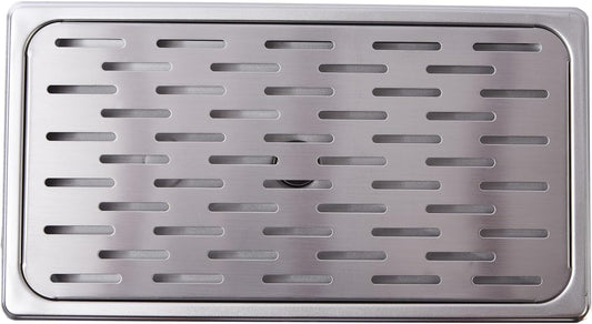Stainless Steel Drip Tray - Perfect for Homes, Clubs, Bars, Cafes, Restaurants, Hotels, Or Commercial Use - Easy to Clean, No Drainage Required (S)