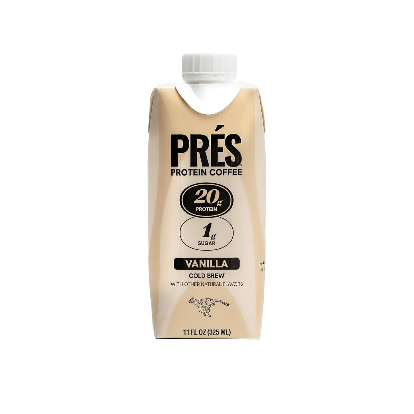 Protein Coffee - Real Cold Brew with Creamy Vanilla - 20g Ready To Drink Protein - 1g Sugar - 100 Calories - No Added Sugar, 99% Lactose Free Keto Friendly Proffee - 11 FL OZ - 12pk Vanilla