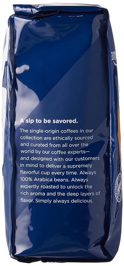 AmazonFresh Direct Trade Rwanda Whole Bean Coffee, Light Roast, 12 Ounce (Pack of 2)