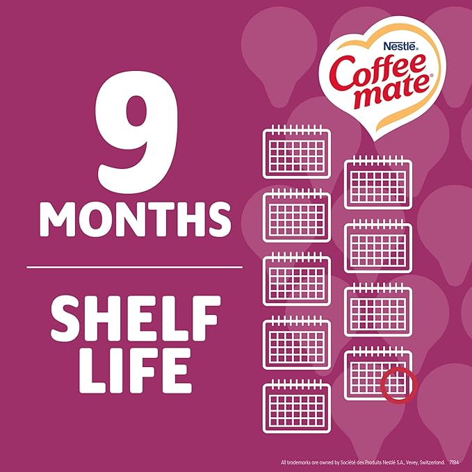 Nestle Coffee mate Coffee Creamer, Salted Caramel Chocolate, Liquid Creamer Singles, Non Dairy, No Refrigeration, 0.375 fl oz Tubs (Pack of 200)