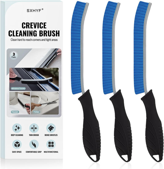SXhyf Cleaning Brush - Hard Bristle Crevice Cleaning Brush, Multifunctional Gap Scrub Brush, Kitchen Essentials, Bathroom Cleaner Tools for Household Use, Home, Window, Toilet, Stove