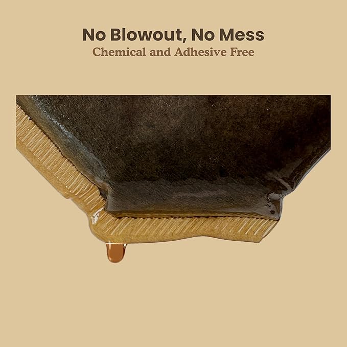 #4 Coffee Filters, 100 Count, Fits Ninja and Cuisinart 8-12 Cup Coffee Makers, Natural Unbleached Paper, No Blowout Design, Compatible with Pour Over Cones