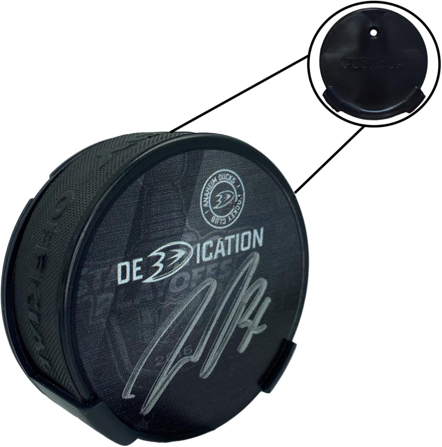 Hockey Puck Display Case Wall Mount | Player Gifts | Ice Hockey Wall Decor | Holder for all Pucks | Bedroom Sports Decorations | Display Your Game Winning Trophy (1)