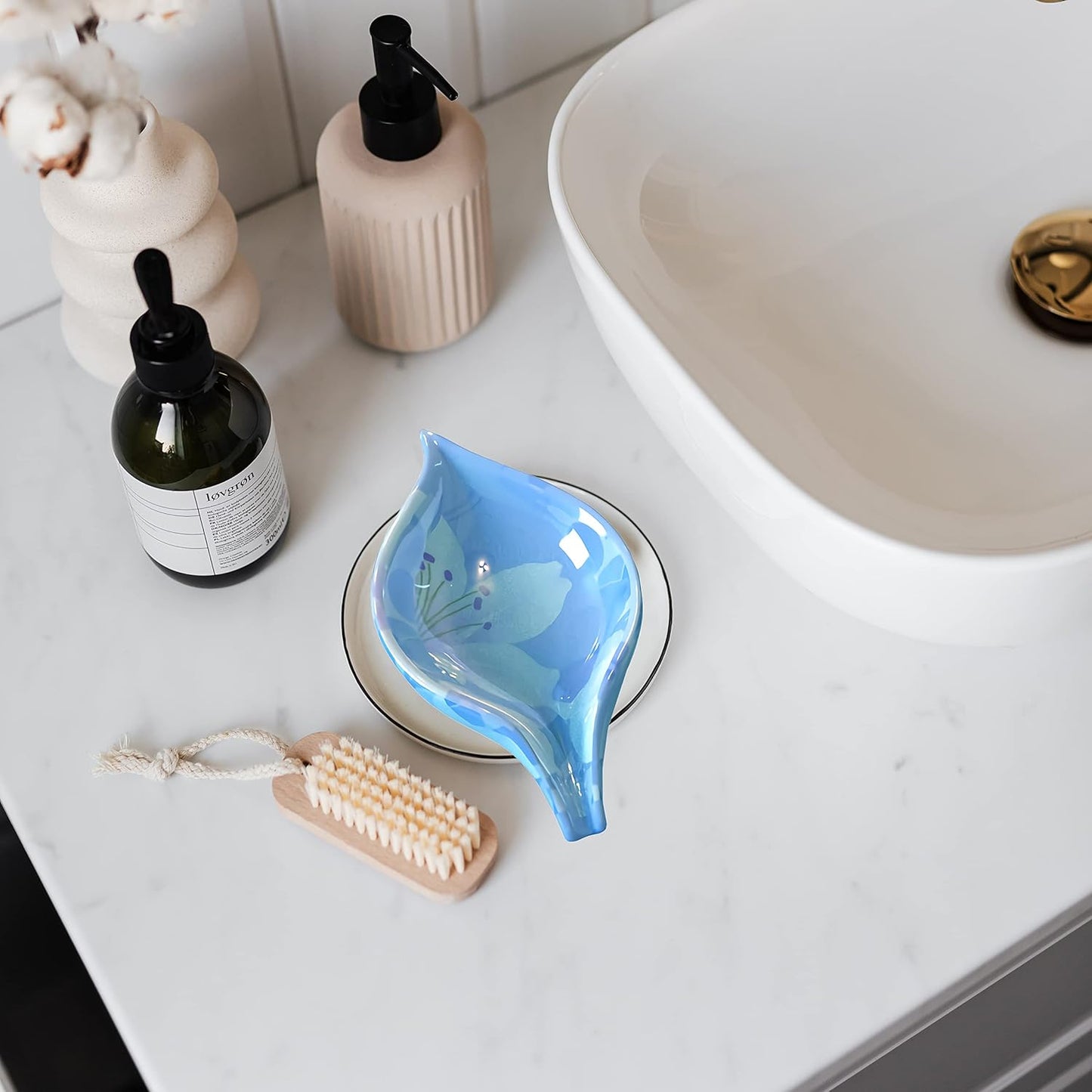 Self-Draining Leaf Shape Soap Tray - Silicone Resin Mold for Epoxy Casting, DIY Soap Holder