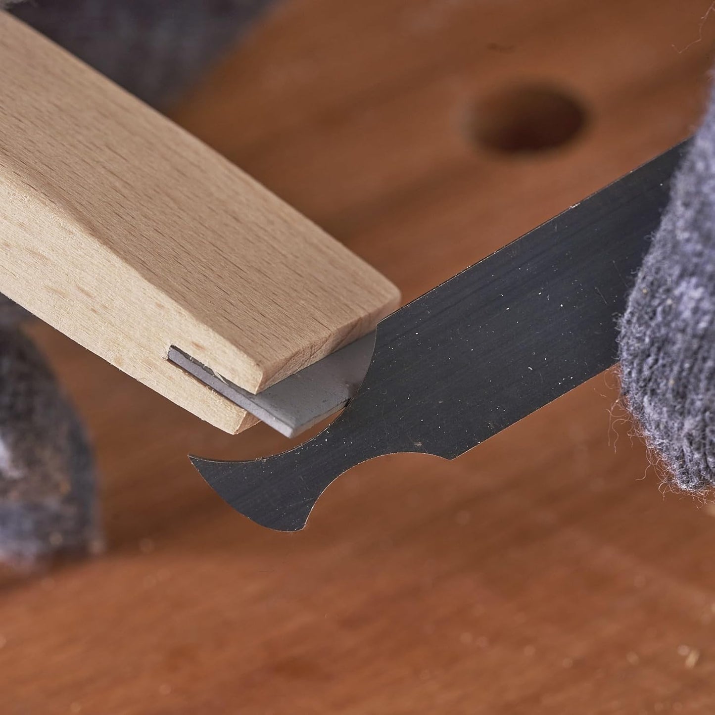 New Cabinet Scraper Cards asnd Cabinet Scraper Burnisher with 12 Piece Multi-Shaped Scraper Set Suitable for Various Small space and Small-Sized Tasks(HTCSCS13)