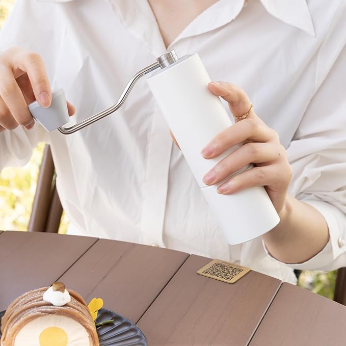 TIMEMORE Chestnut C2 MAX Manual Coffee Grinder with Adjustable Coarseness, Capacity 30g with CNC Stainless Steel Conical Burr, Pour Over Coffee for Hand Grinder of Office Home Traveling Camping