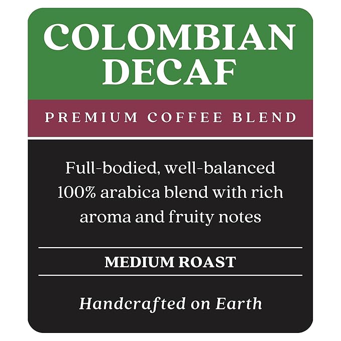 Copper Moon Single Serve Decaffeinated Coffee Pods for Keurig K Cup Brewers, Colombian Decaf Blend, Medium Roast Coffee, 20 Count