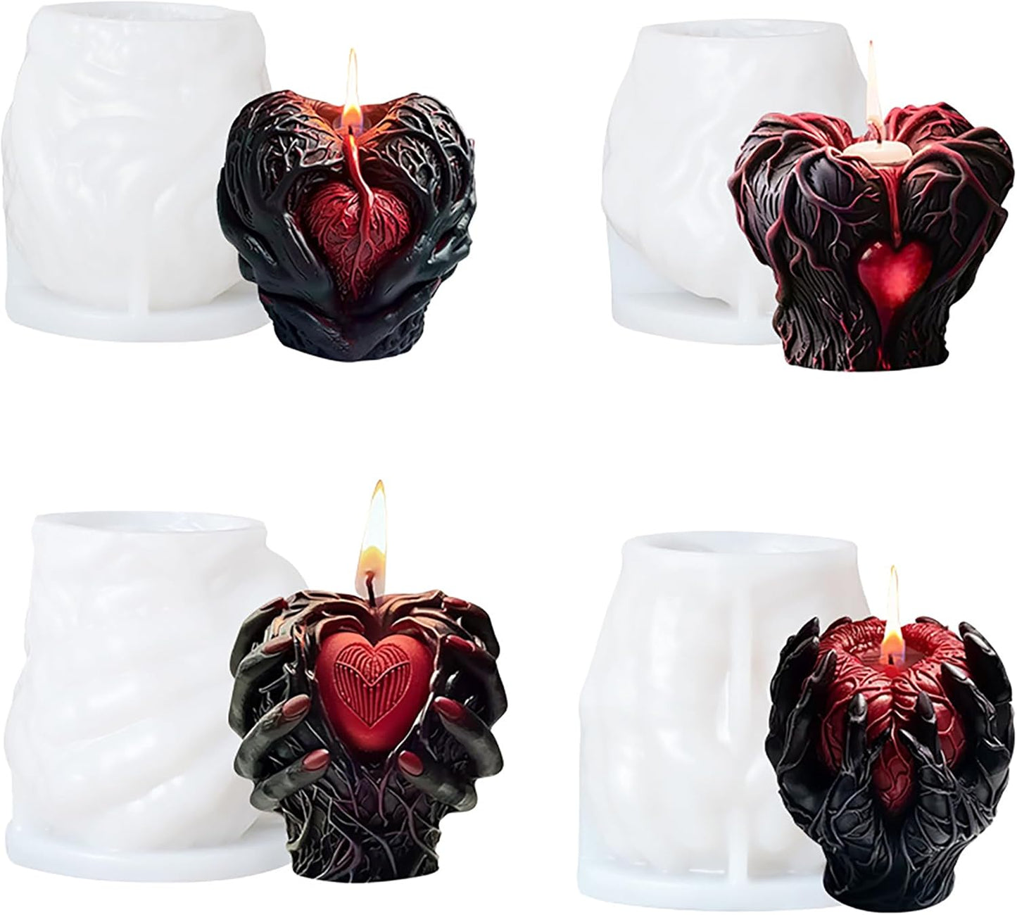 Skull Claw Hand Jewelry Resin Casting Mold for Resin, Soap, Candle Making - Craft Supplies