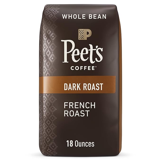 Peet's Coffee, Dark Roast Whole Bean Coffee - French Roast 18 Ounce Bag