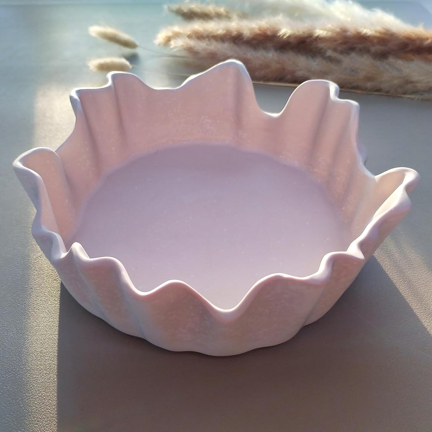 Wehous Large Irregular Bowl Silicone Mold, Unique Storage Epoxy Resin Concrete Molds, Big Candle Holder Tray Container Jewelry Holder Succulent Pot Makeup Organizer Casting Mold Art Craft Ornament