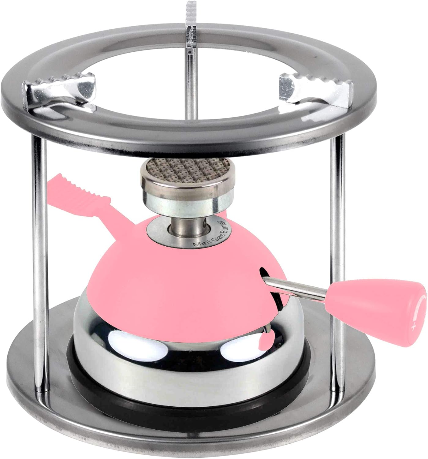 BLUEFIRE Butane Mini Burner for Tabletop Coffee Siphon Syphon/w Furnace Stand and Assembly Rack Ceramic Windproof Torch Head Portable Cooking Stove Espresso Maker Chafing Soup Tureens Fondue