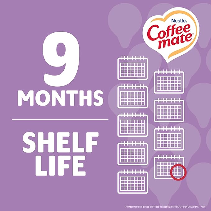 Nestle Coffee mate Coffee Creamer, Italian Sweet Creme, Liquid Creamer Singles, Non Dairy, No Refrigeration, 0.375 fl oz Tubs (Pack of 200)