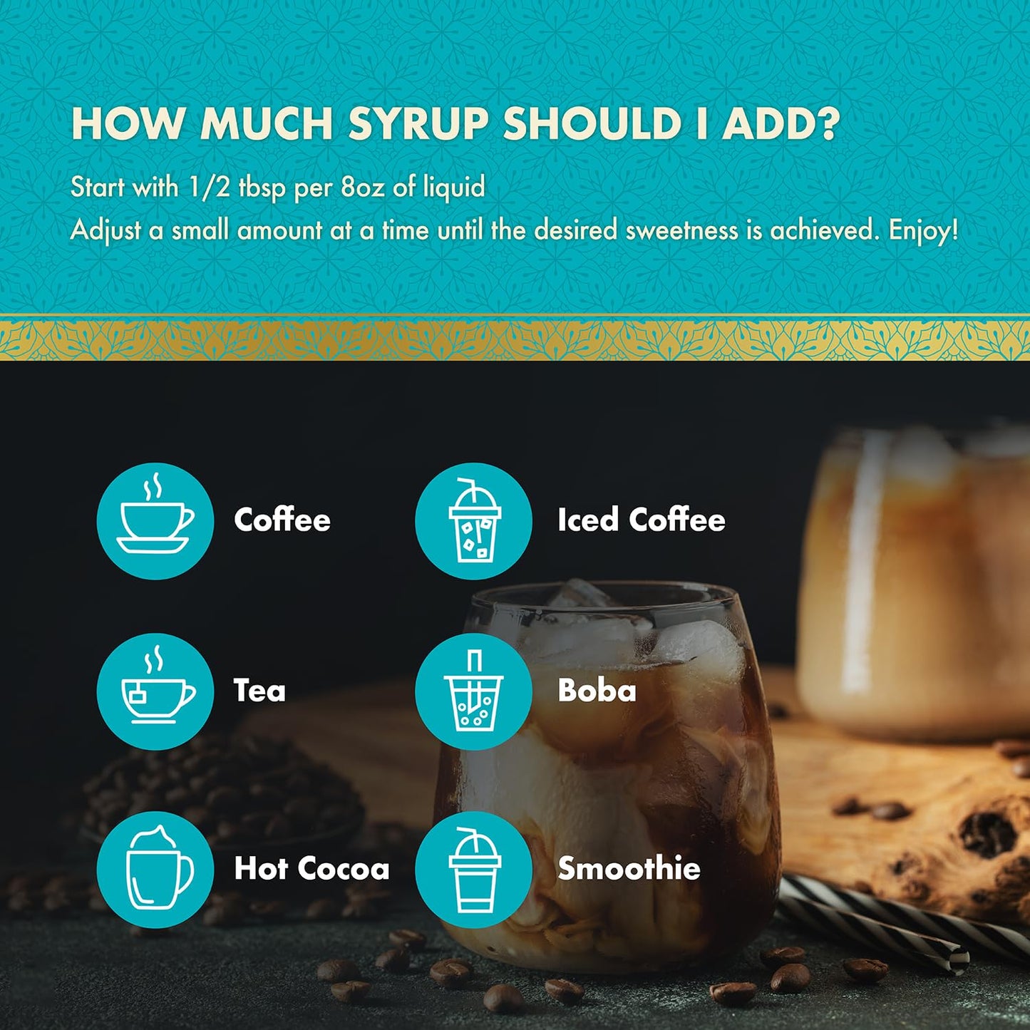 ChocZero Coconut Syrup – Sugar Free Flavoring Syrup for Coffee, Tea & Baking – Keto Friendly, Low Carb, No Sugar Alcohols, Vegan & Gluten Free – 25.4 Fluid Ounces