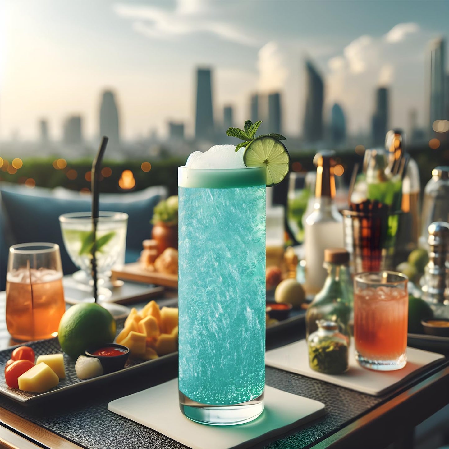 Brew Glitter Teal Edible Drink Glitter 1x 4g Jar for Cocktails, Beer, & Beverages