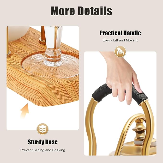 Belgium Royal Family Balance Coffee Maker，Luxury Royal Family Balance Syphon Siphon Vacuum Brewing System，Gold Vintage Classic Retro Coffee Pot