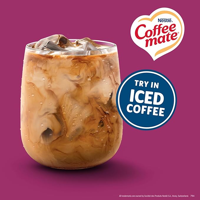 Nestle Coffee mate Coffee Creamer, Salted Caramel Chocolate, Liquid Creamer Singles, Non Dairy, No Refrigeration, 0.375 fl oz Tubs (Pack of 200)