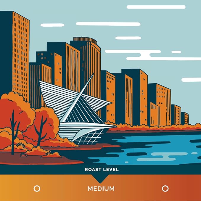 Stone Creek Coffee Medium Roast Whole Bean Coffee – 2 LB (Pack of 1) – Specialty Smooth and Sweet Fresh Roasted Coffee Beans with Fruity/Chocolate Tasting Notes, Cream City