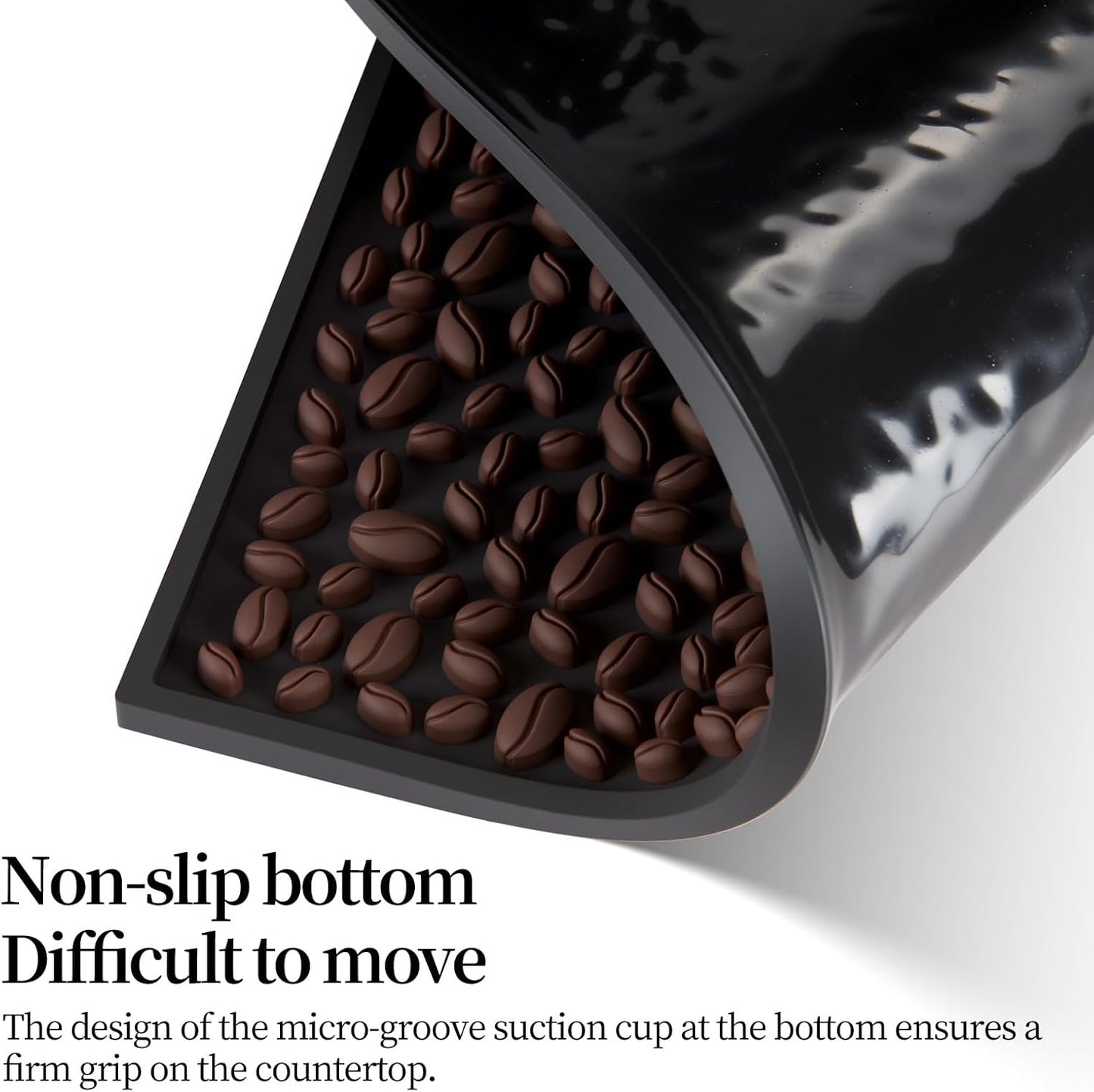 Rubber Bar Mat 18"x12", Black – Durable, Non-Slip, Non-Toxic Spill & Drying Mats for Bars,Restaurants,Coffee Shops, Countertops & Tabletops Hairdressing Tool Protective pad.Easy to clean,