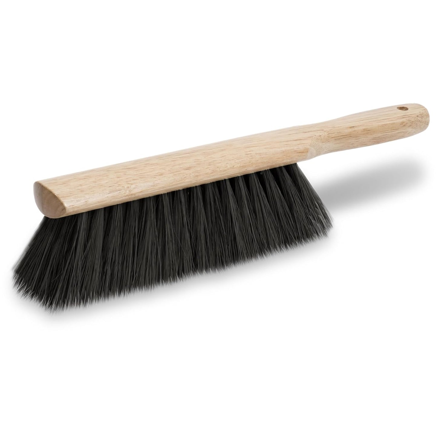 Marshalltown 13 1/2 Inch Beaver Tail Brush, Black Horsehair Fibers, Masonry, Concrete, Made in The USA, 6517