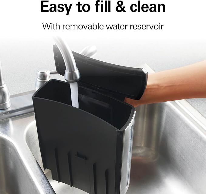 Hamilton Beach One Press Programmable Dispensing 12 Cup Coffee Maker with Internal Coffee Pot, Stays Warm and Fresh for Hours, 60 oz. Removable Reservoir, Black & Stainless Steel (47950)