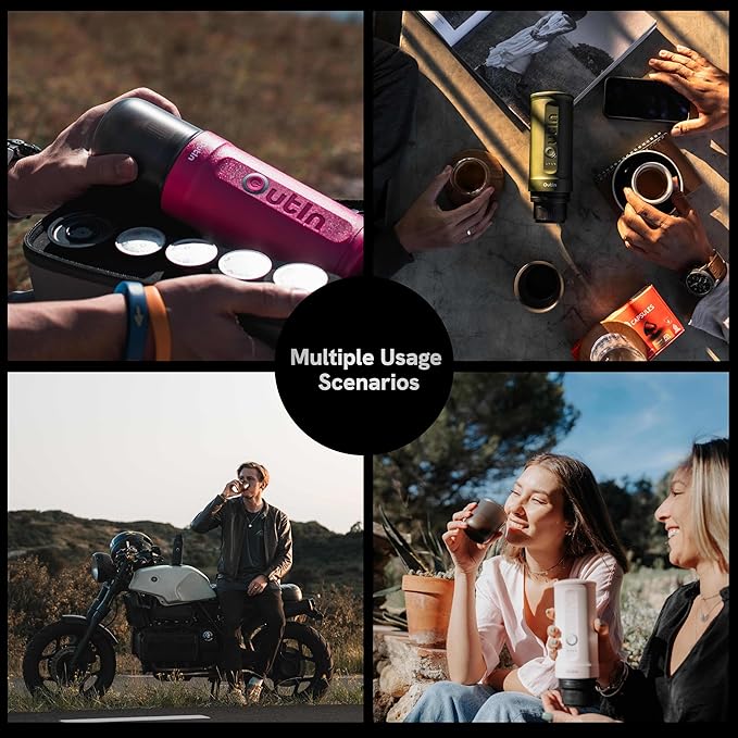 OutIn Nano Portable Electric Espresso Machine with Carrying Bag