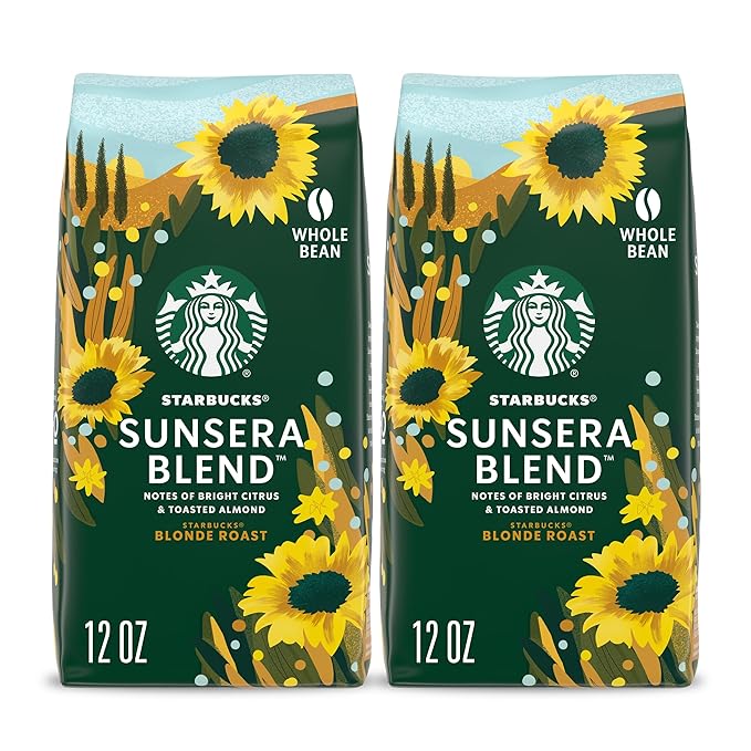 Starbucks Whole Bean Coffee, Sunsera Blend, 100% Arabica, 2 Bags, 24 Oz (1.5 lb) Total