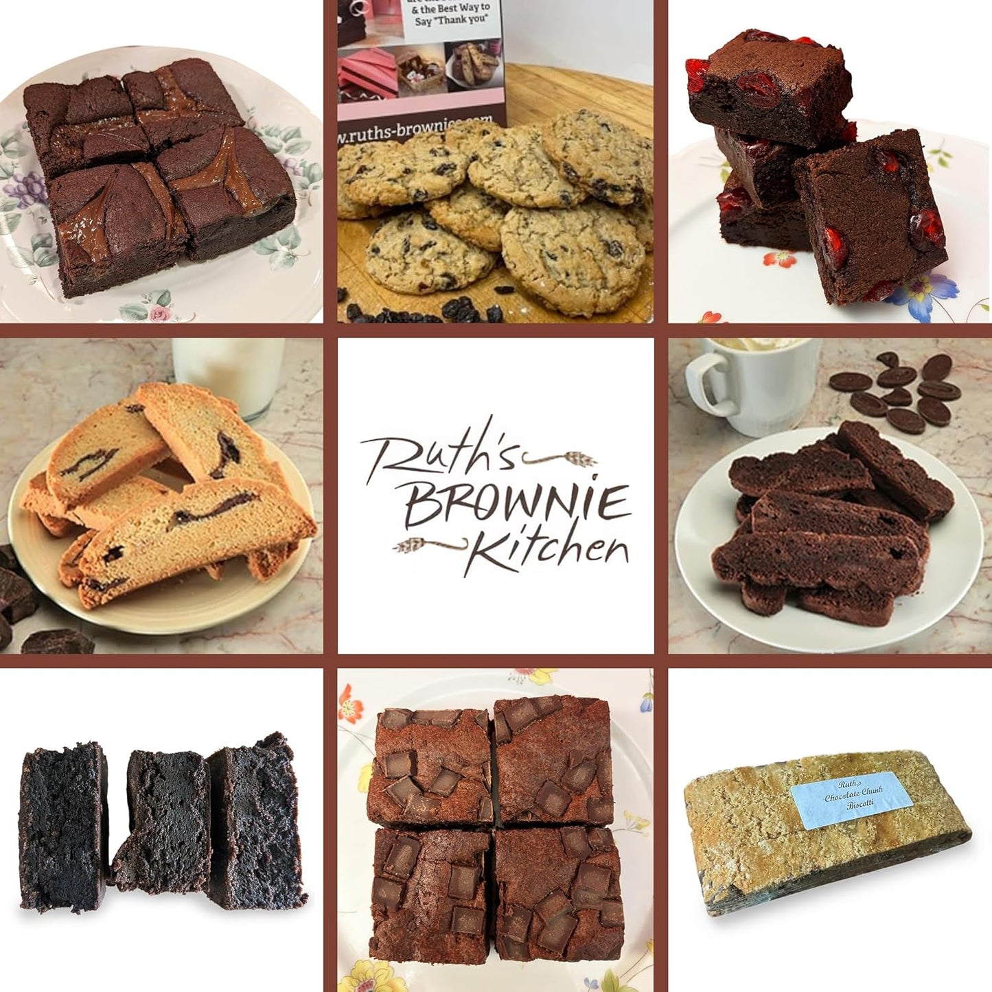 Ruth’s Chocolate Chunk Cake Style Brownies 3 Dozen – Gourmet Baked Treats | Delicious Gift with The Finest Ingredients | Guaranteed to Arrive Fresh