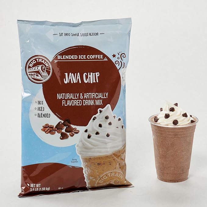 Big Train Java Chip Blended Ice Coffee Beverage Mix, 3.5 Pound (Pack of 1)