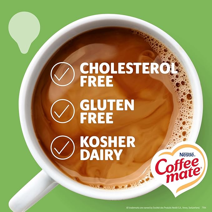 Nestle Coffee mate Coffee Creamer, Irish Creme, Liquid Creamer Singles, Non Dairy, No Refrigeration, 0.375 fl oz Tubs (Pack of 200)
